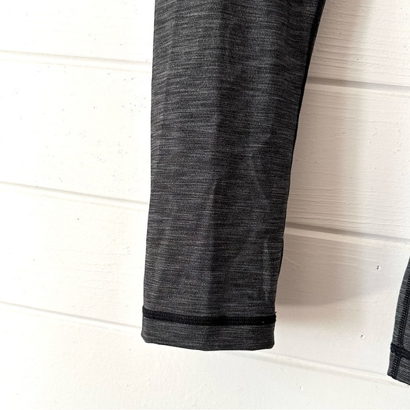 Lululemon Wunder Under High Rise Crop Full-On Luxtreme 21" Heathered Black Sz 8 - Picture 7 of 11